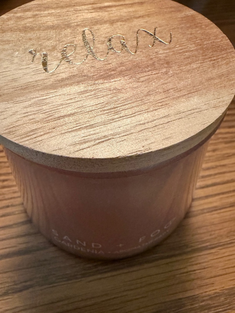Sand and Fog Candle. - Gardenia